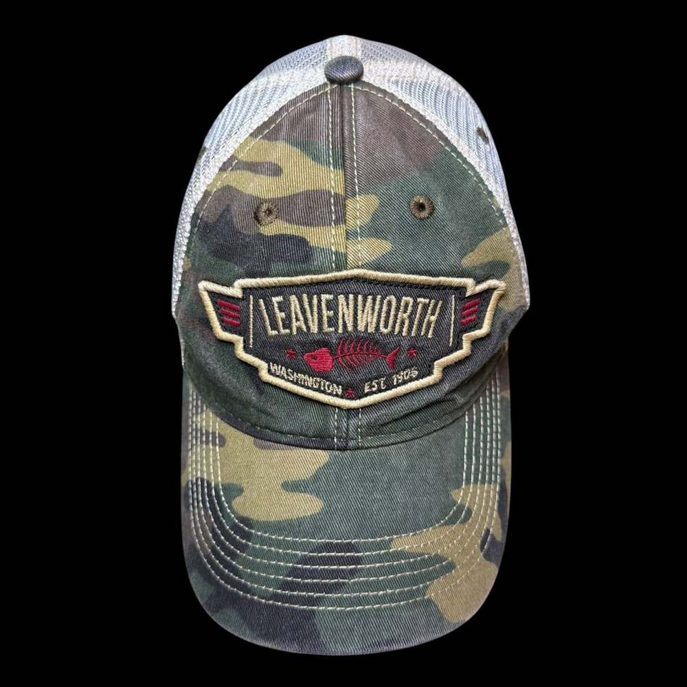 Legacy Leavenworth Washington Camouflage Mesh Trucker Hat